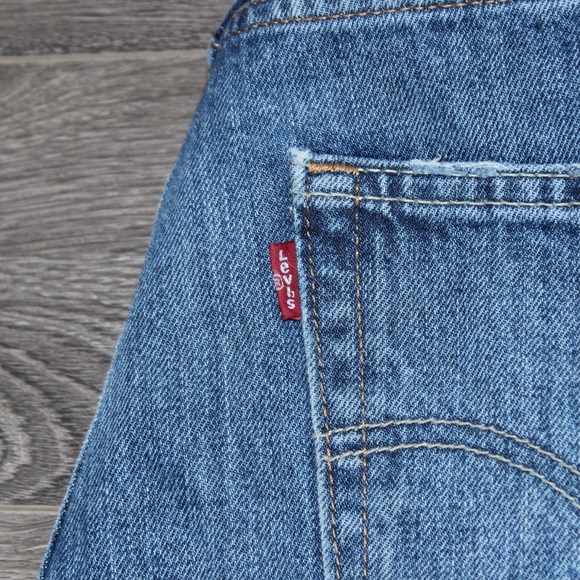 Levi Strauss jean denim shorts size 31 floral - Picture 8 of 11